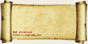 Nina Raca vizit kartica